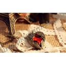 Подвеска Angel Heart Red Gemstone Pendant Necklace